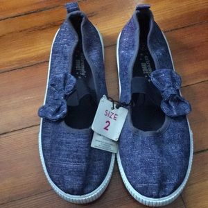 Denim Mary Jane slip-on shoes (Kids)